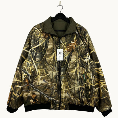 Vintage Remington Realtree AOP Full Zip Insulated Hooded Jacket