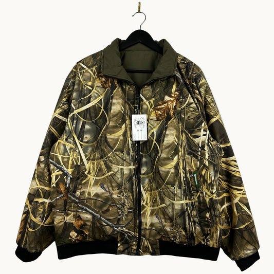 Vintage Remington Realtree AOP Full Zip Insulated Hooded Jacket