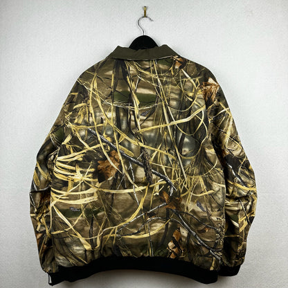 Vintage Remington Realtree AOP Full Zip Insulated Hooded Jacket