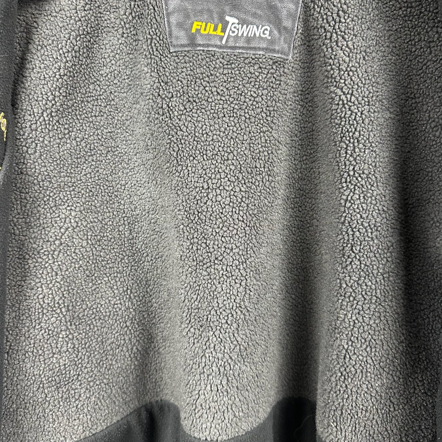 Carhartt Full Swing Golden Bear Embroidery Black Fleece Lined Hooded Jacket