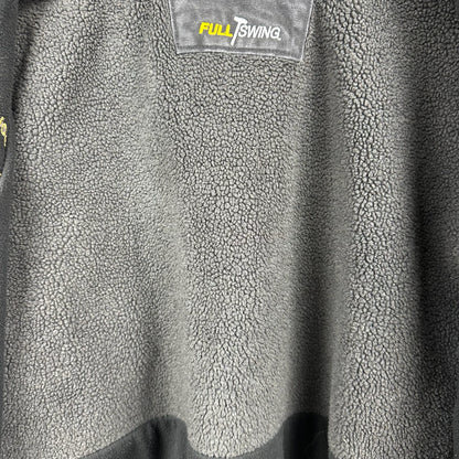 Carhartt Full Swing Golden Bear Embroidery Black Fleece Lined Hooded Jacket
