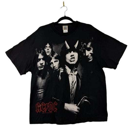 05' Liquid Blue ACDC Big Print Black Graphic Tee