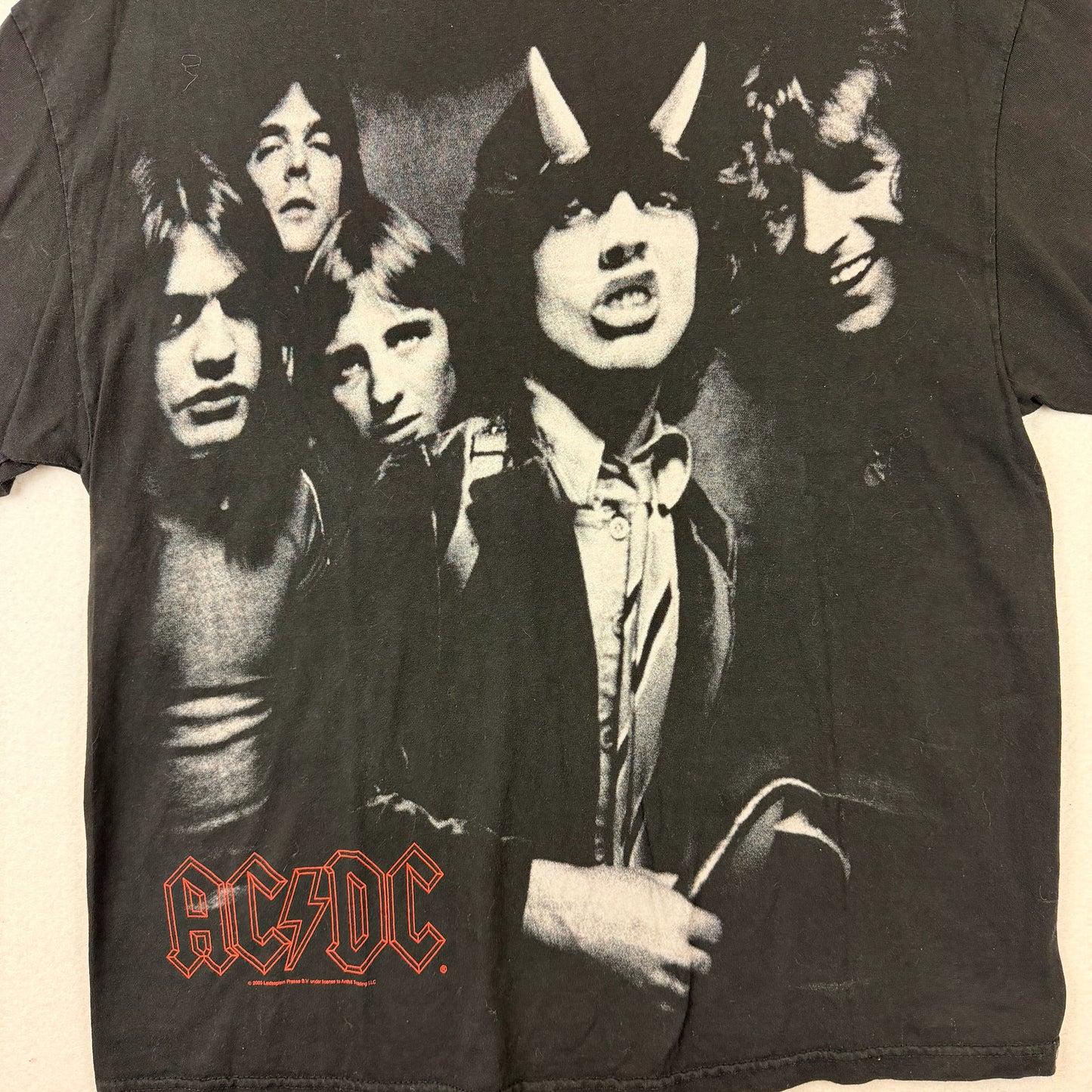 05' Liquid Blue ACDC Big Print Black Graphic Tee