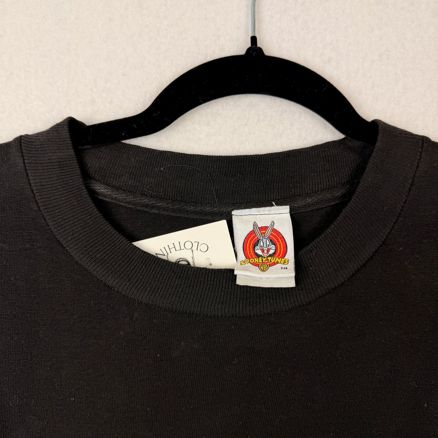 Vintage Looney Tunes Pumpkin Taz Graphic Black Tee