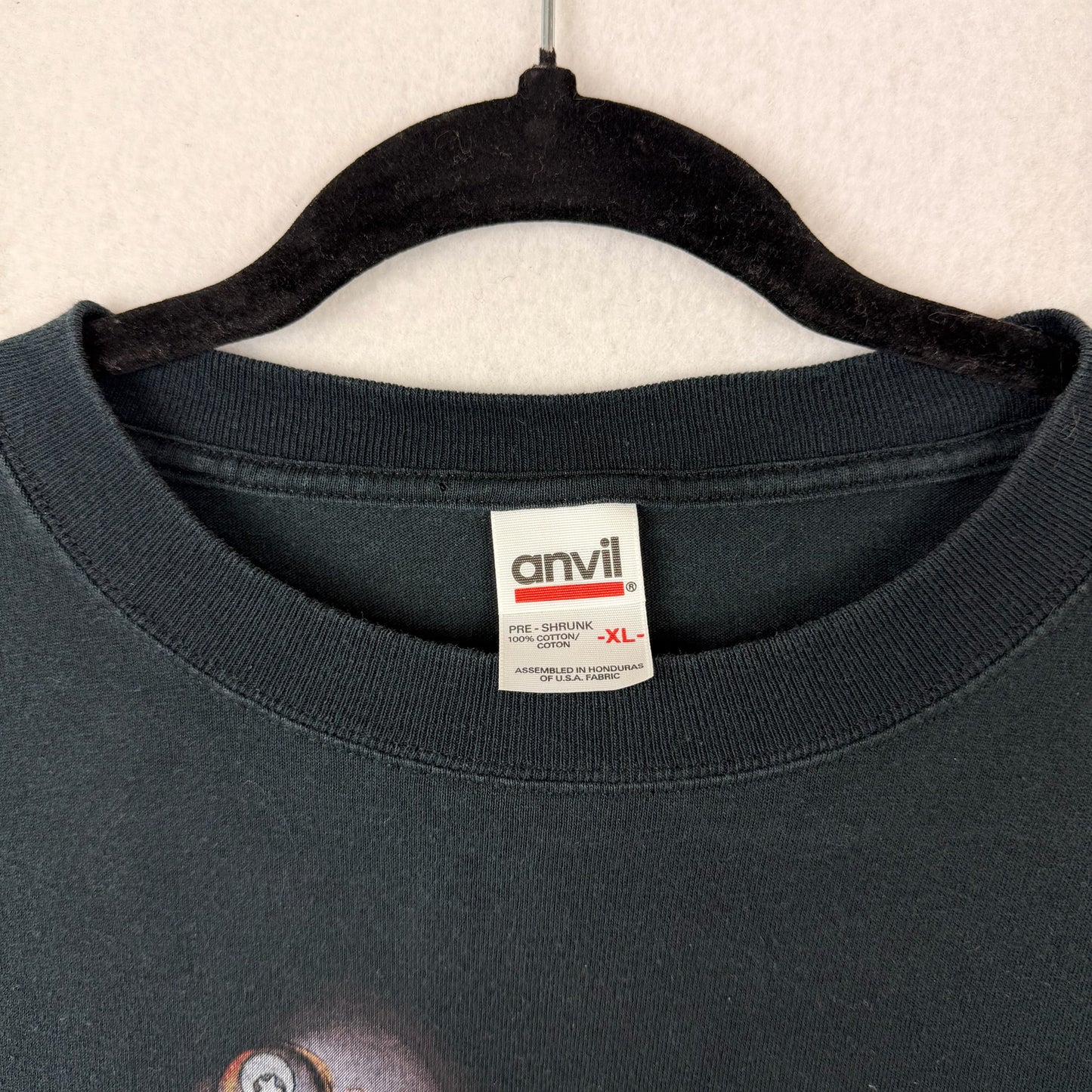 Vintage Anvil Shania Twain Up Black Graphic Tour Tee