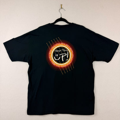 Vintage Anvil Shania Twain Up Black Graphic Tour Tee