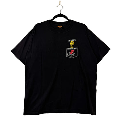 Vintage Brockum Local Crew Rolling Stones World Tour 94/95 Voodoo Lounge Black Tee
