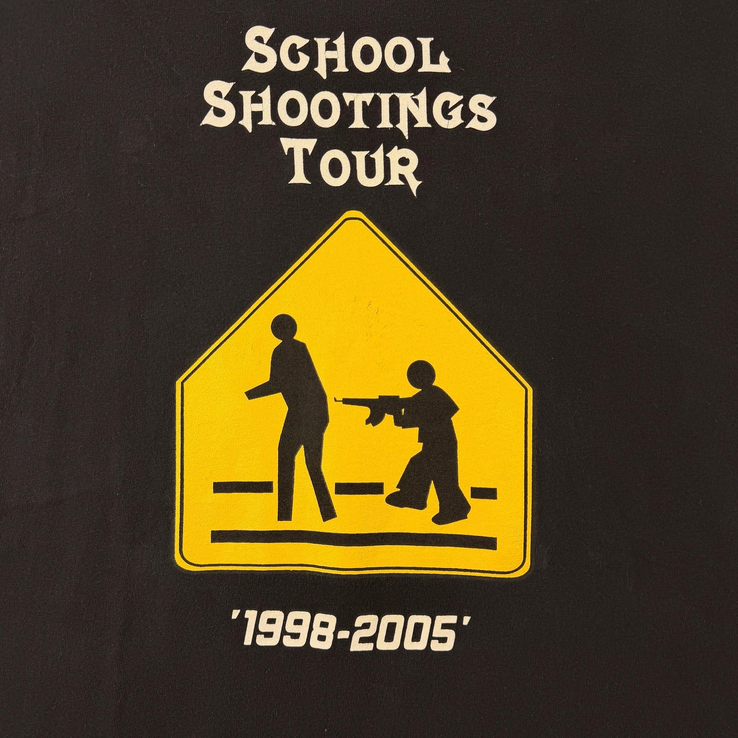 T-Shirt Hell School Shootings Tour 1998-2005 Graphic Tee