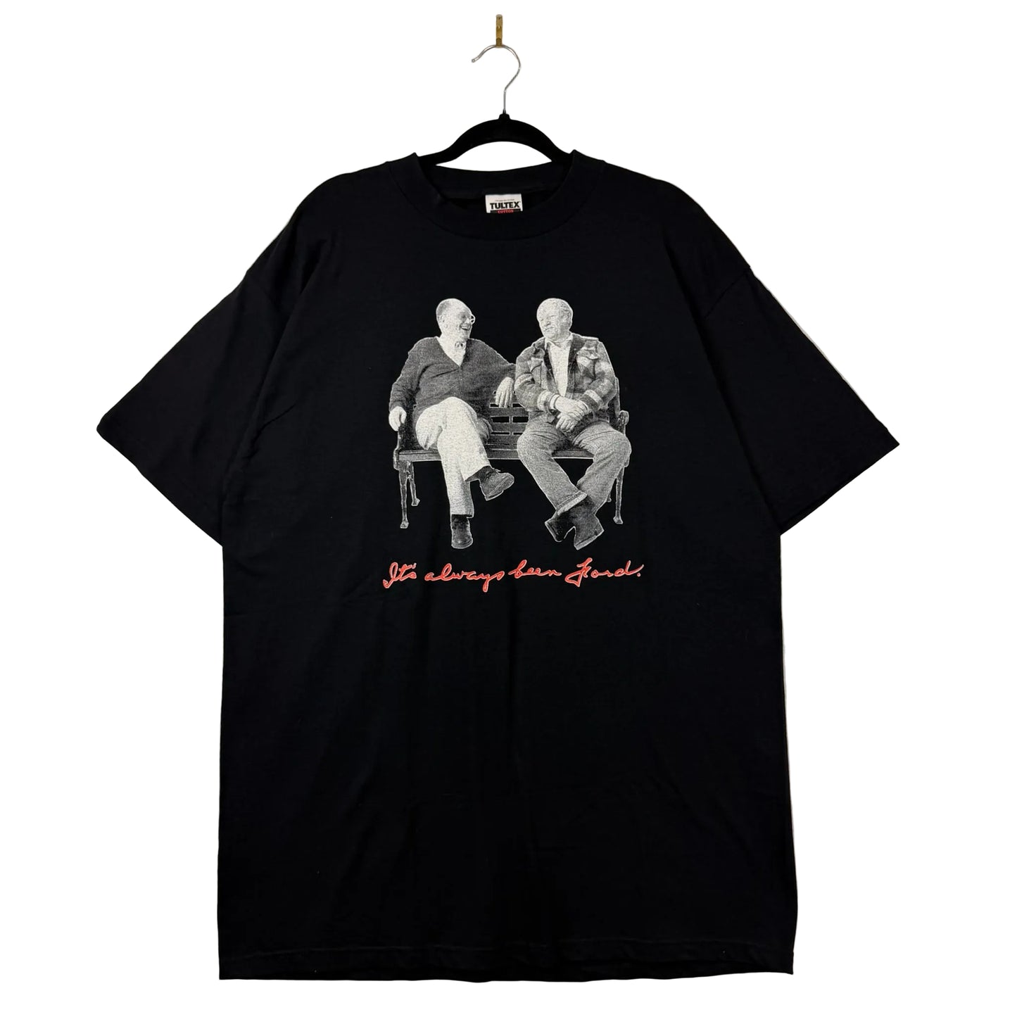 Vintage Tultex “it’s always been Ford” Graphic Black Tee