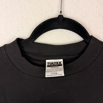 Vintage 1995 Tuktoyaktuk Molson Ice Polar Beach Party “Metallica & Hole” Graphic Black Tee