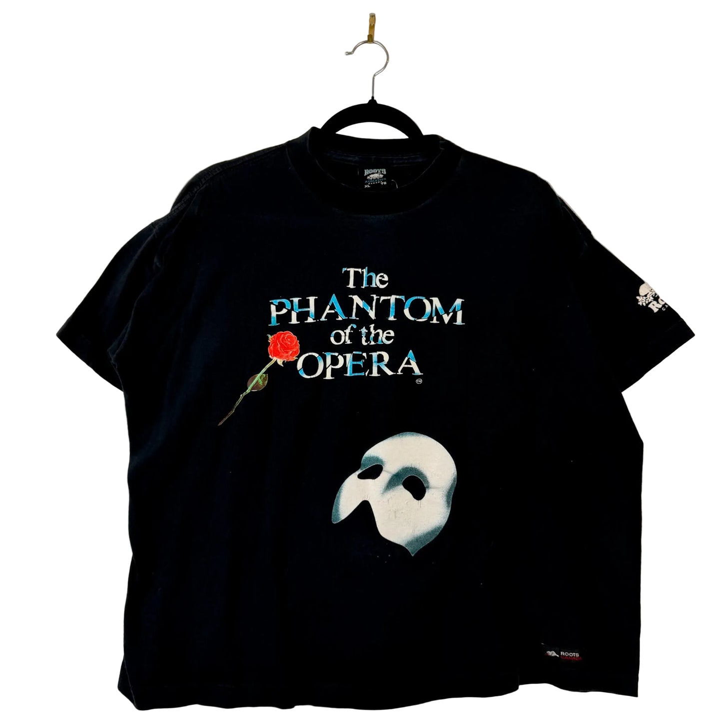 Vintage Roots Phantom of the Opera Black Boxy Tee