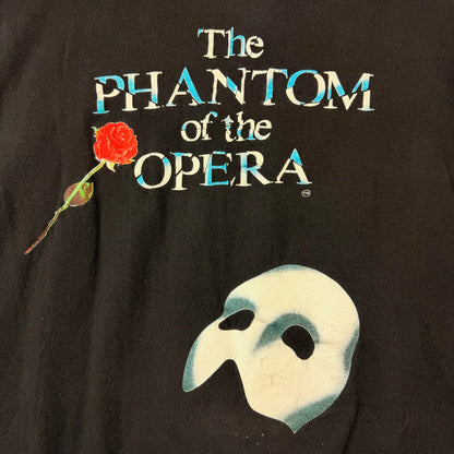 Vintage Roots Phantom of the Opera Black Boxy Tee