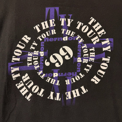 Vintage Tultex 99' Ty Herndor The Ty Tour Black Tee