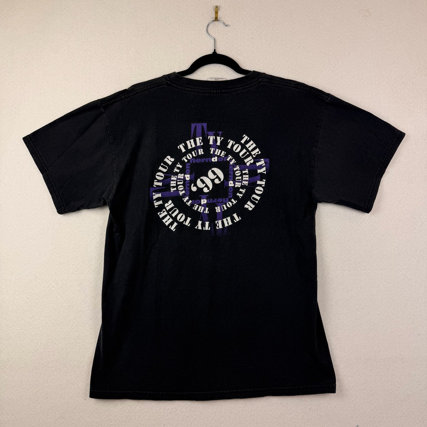 Vintage Tultex 99' Ty Herndor The Ty Tour Black Tee