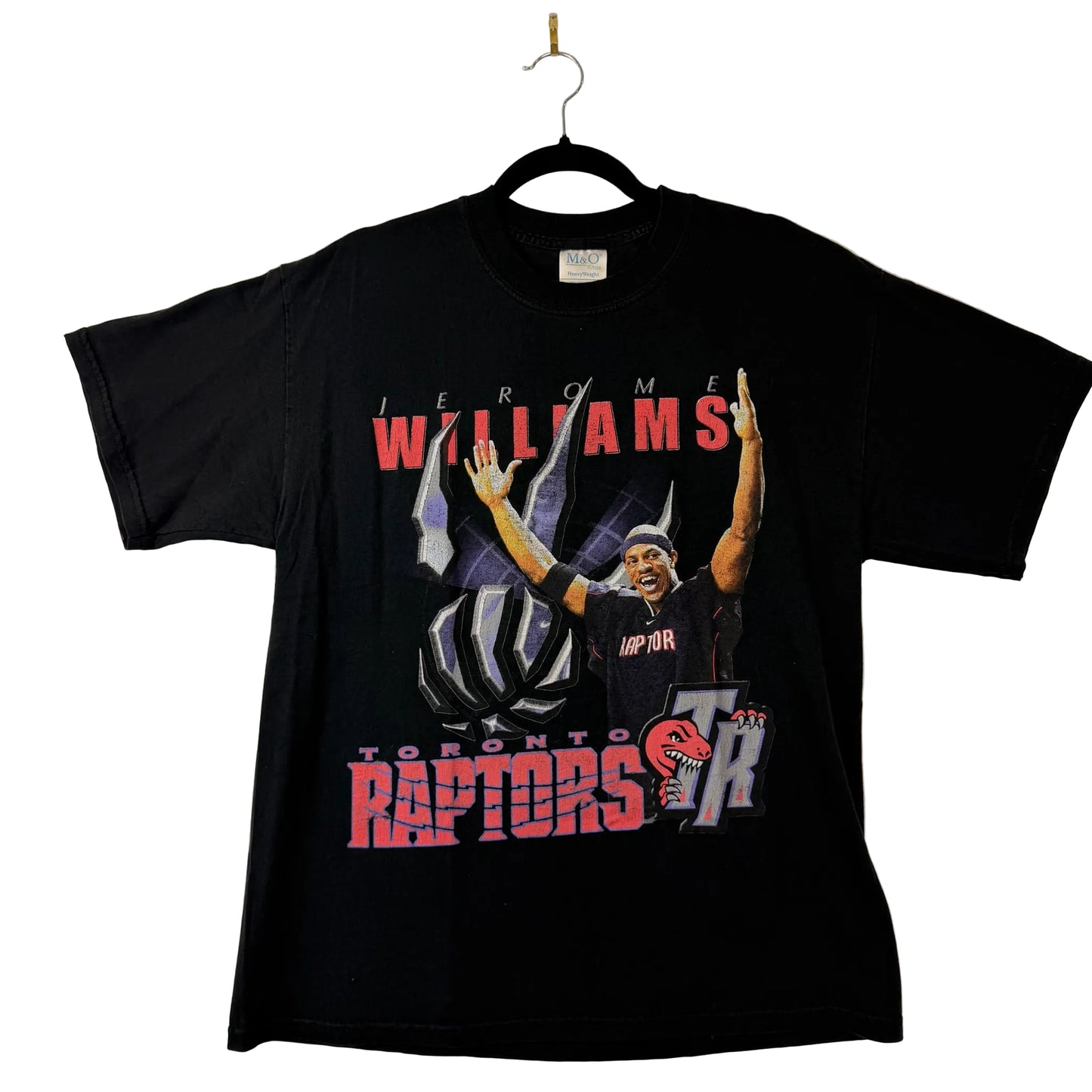 Vintage Toronto Raptors Jerome Williams Graphic Black Tee