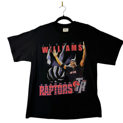 Vintage Toronto Raptors Jerome Williams Graphic Black Tee