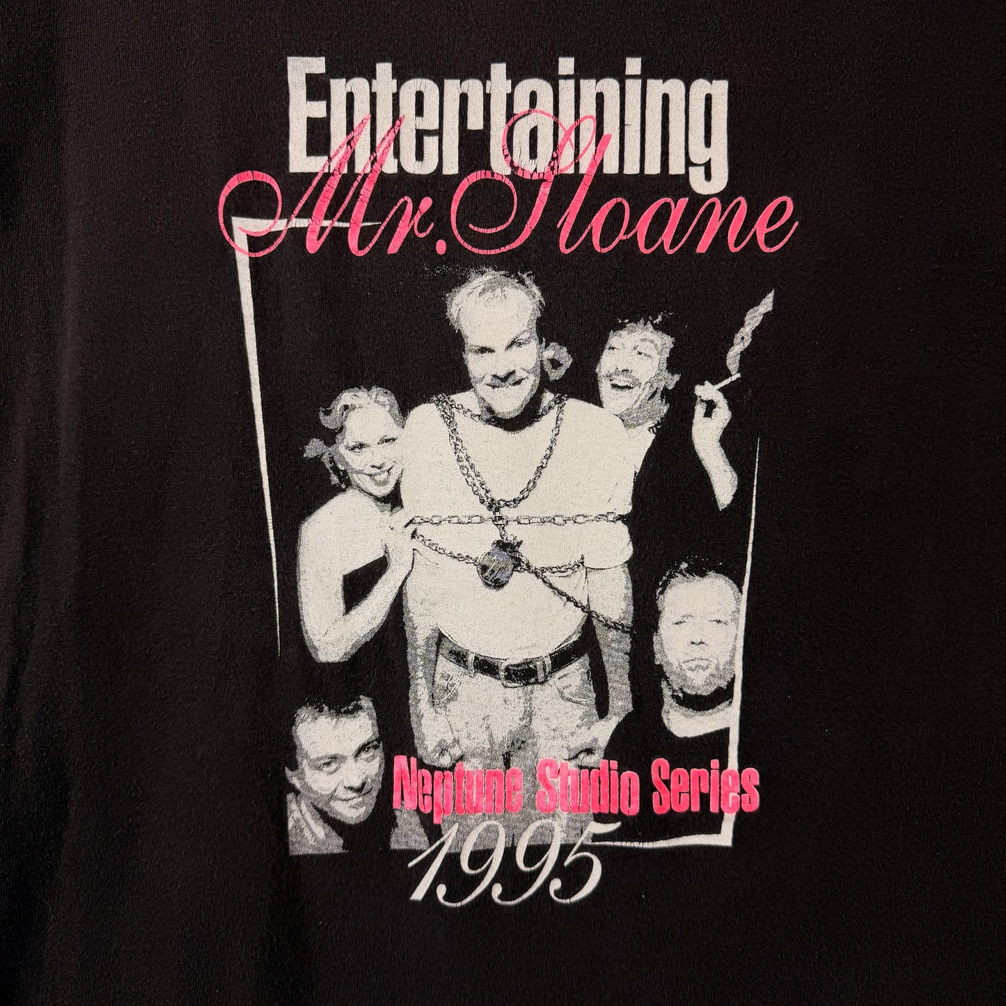 Vintage 95” Mr. Sloane Neptune Studio Series Graphic Black Tee