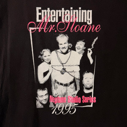 Vintage 95” Mr. Sloane Neptune Studio Series Graphic Black Tee