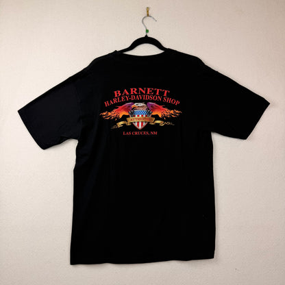 Harley Davidson Barnett Las Cruces Graphic Black Tee