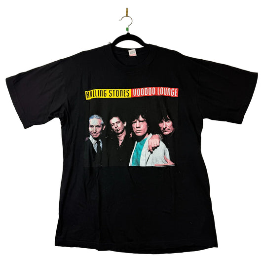 Vintage SunFlag 94/95 Rolling Stones Voodoo Lounge Black Tour Tee