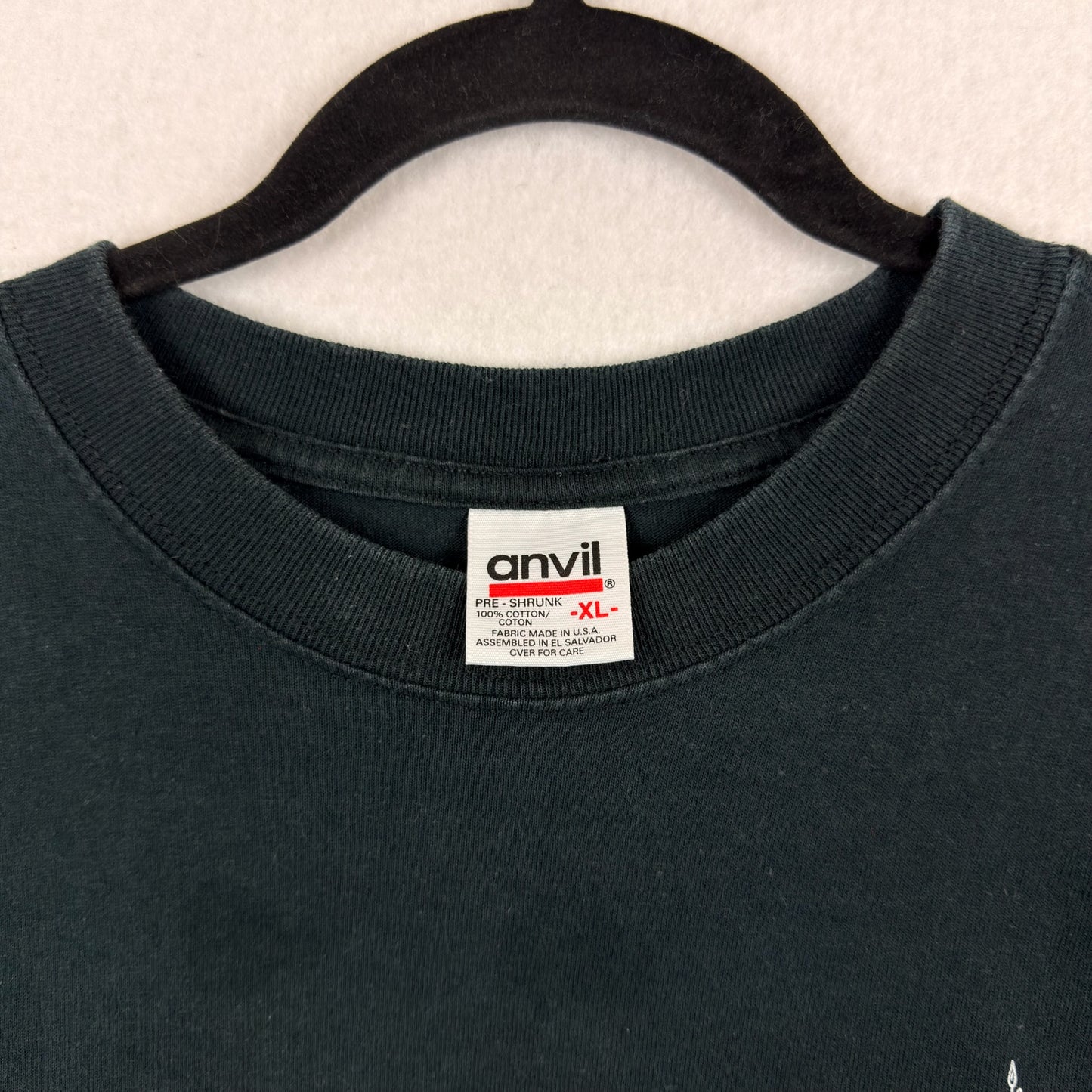 Vintage Anvil Air Supply Graphic Black Tee