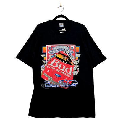 Calcru Bill Elliot Bud Racing Black Tee