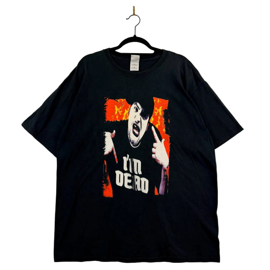 Vintage Gildan BLAZE “I'm Dead” Graphic Black Tee