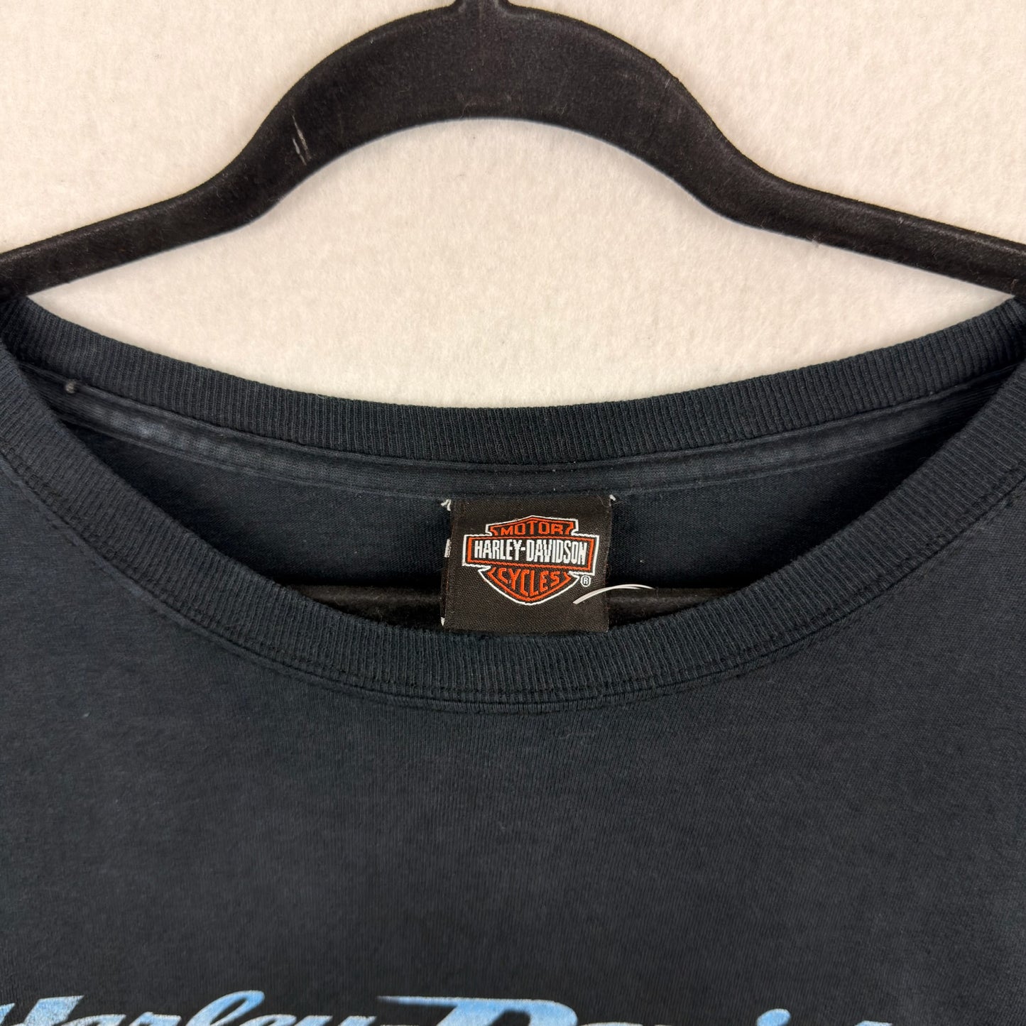 Harley Davidson Barnes 10th Anniversary Graphic Black Tee
