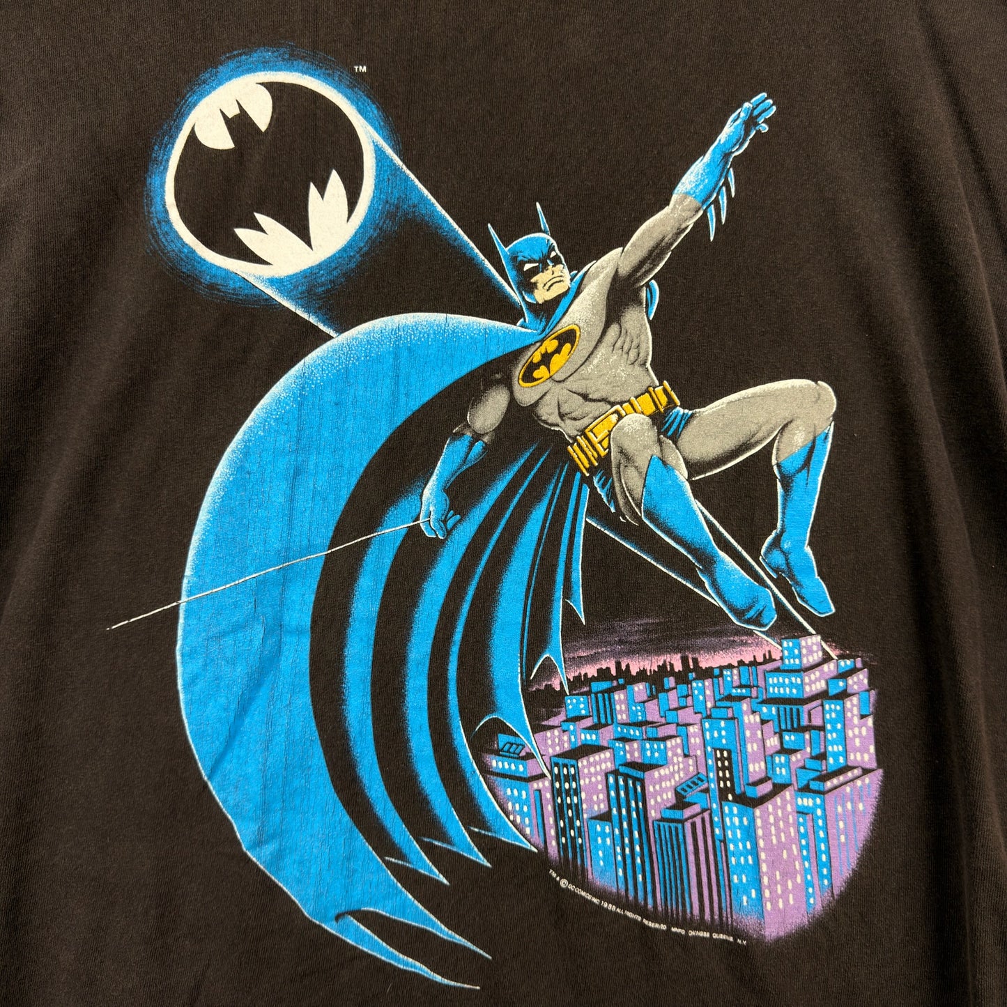 Vintage Changes Batman Graphic Black Tee