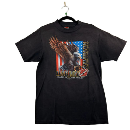 Vintage 3D Emblem Harley Davidson Eagle Tee