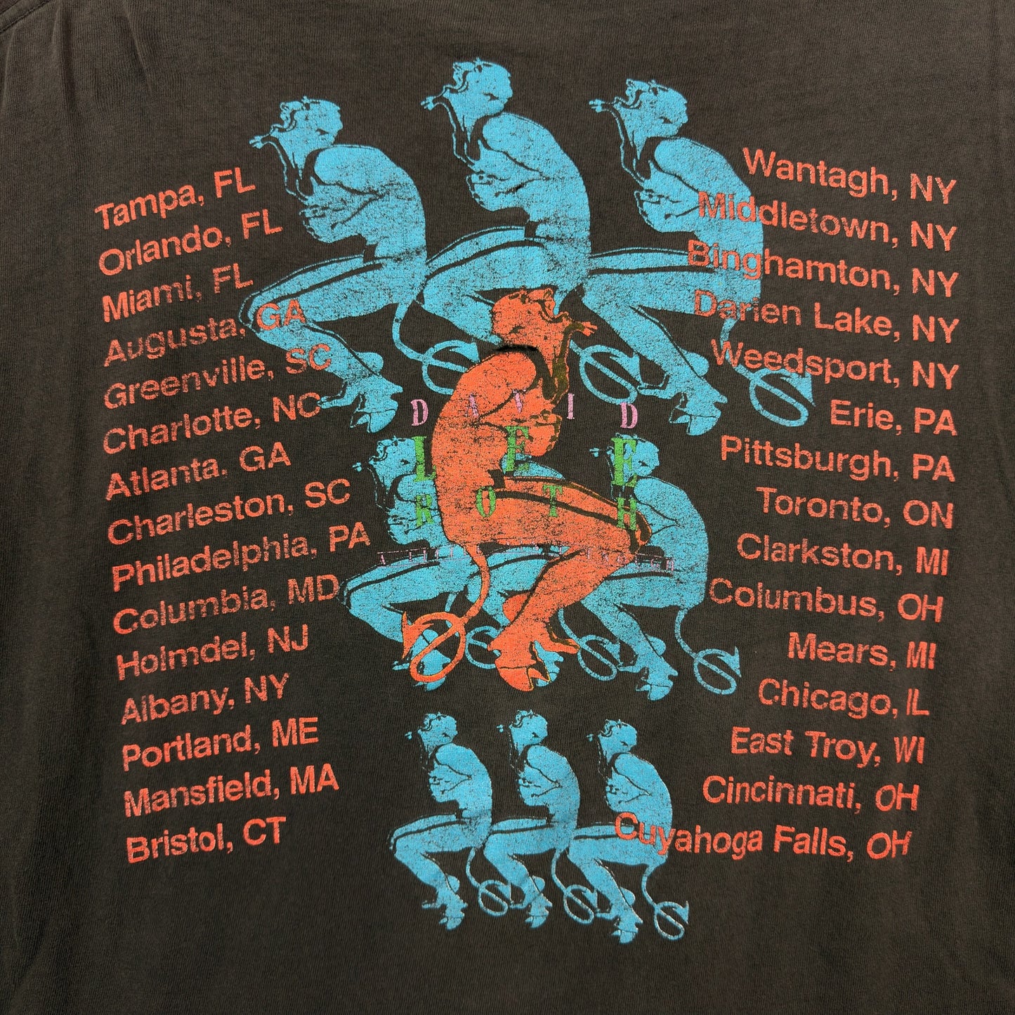 Vintage David Lee Roth Skyscraper Tour “Twin Towers” Tee