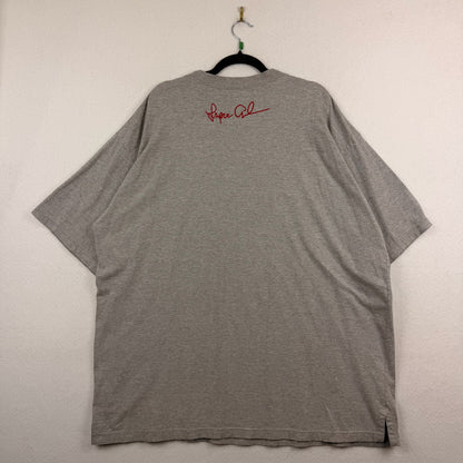 Vintage Makaveli Tupac Shakur Graphic Grey Tee