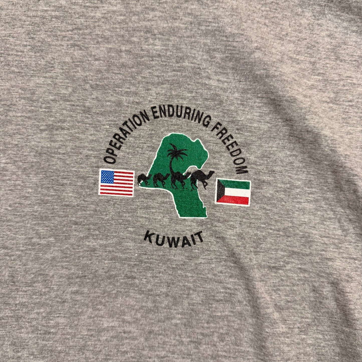 Vintage Kuwait Operation Enduring Freedom Terrorist Tee