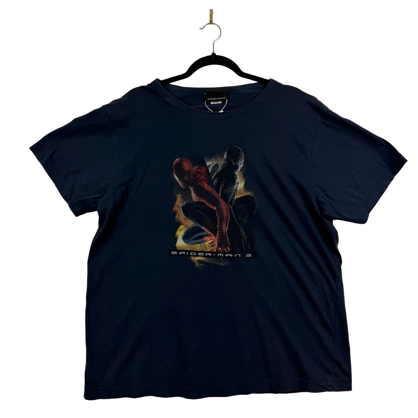 07 Spiderman 3 Movie Promo Navy Tee