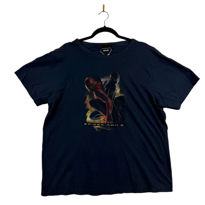 07 Spiderman 3 Movie Promo Navy Tee