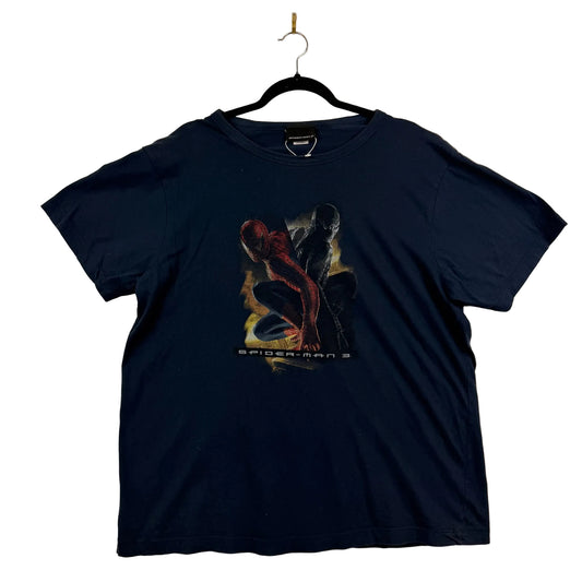 07 Spiderman 3 Movie Promo Navy Tee