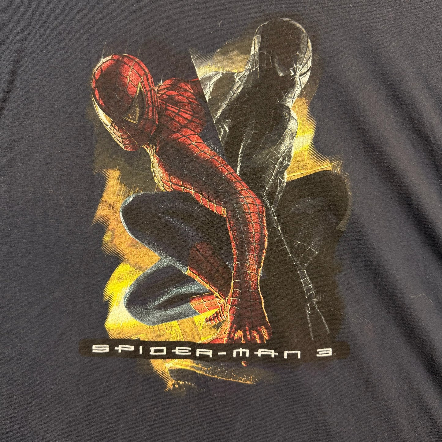 07 Spiderman 3 Movie Promo Navy Tee