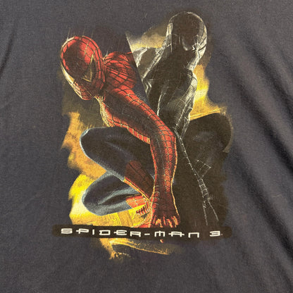 07 Spiderman 3 Movie Promo Navy Tee