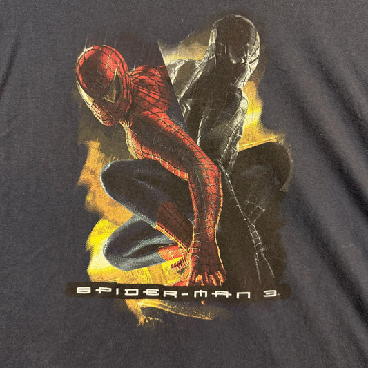 07 Spiderman 3 Movie Promo Navy Tee
