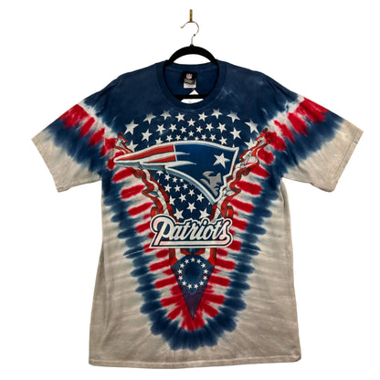 Team NFL New England Patriots Tiedye USA Colorway Tee