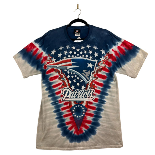 Team NFL New England Patriots Tiedye USA Colorway Tee