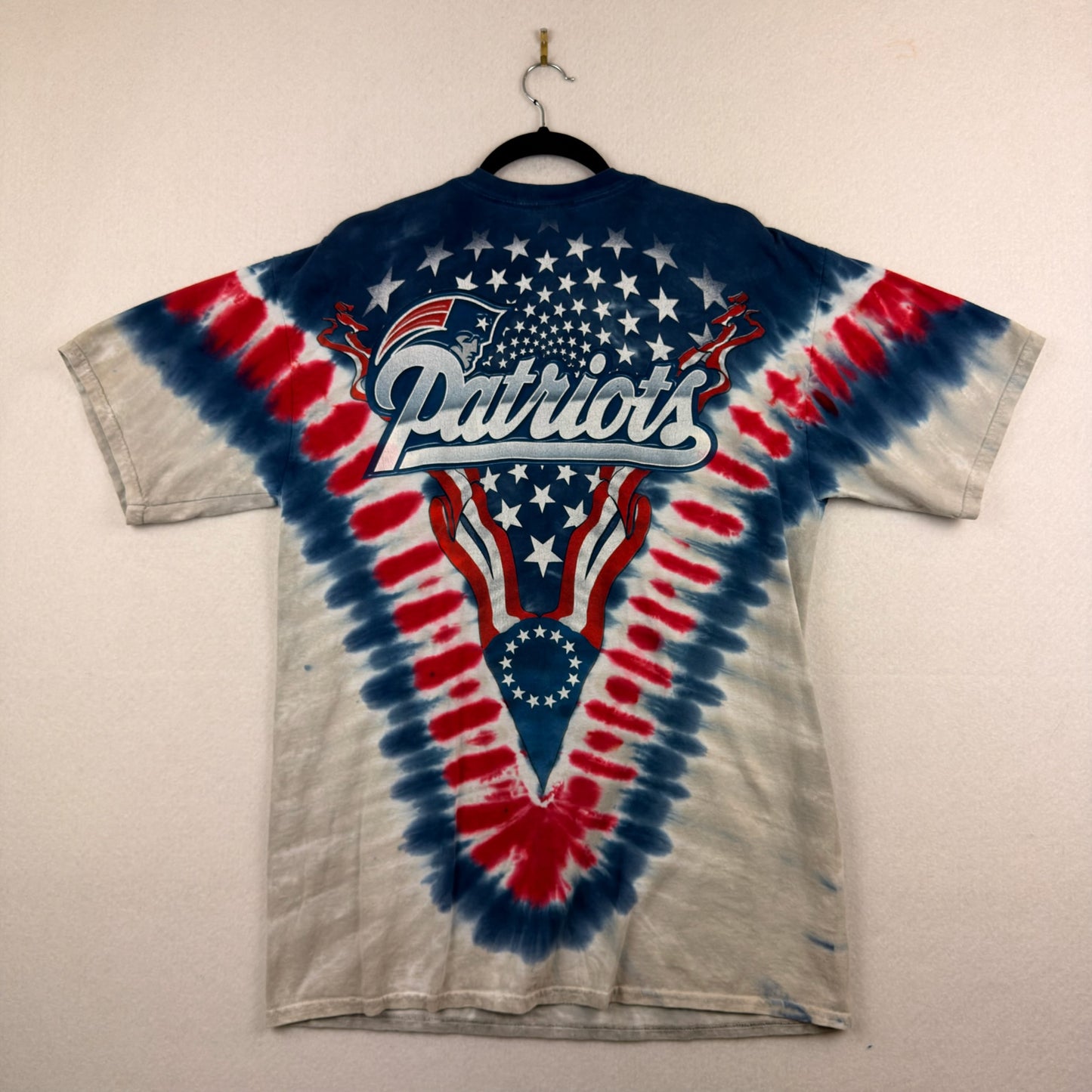 Team NFL New England Patriots Tiedye USA Colorway Tee