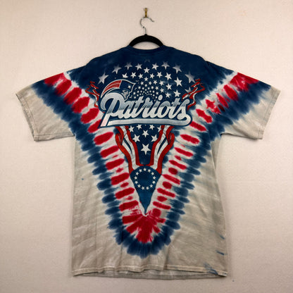 Team NFL New England Patriots Tiedye USA Colorway Tee