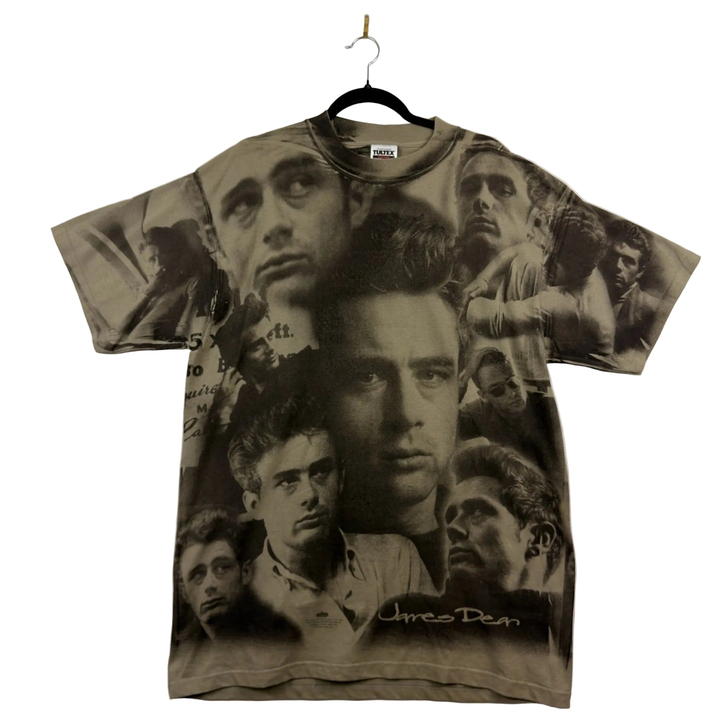 Vintage James Dean Graphic Over Print Tee