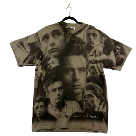 Vintage James Dean Graphic Over Print Tee