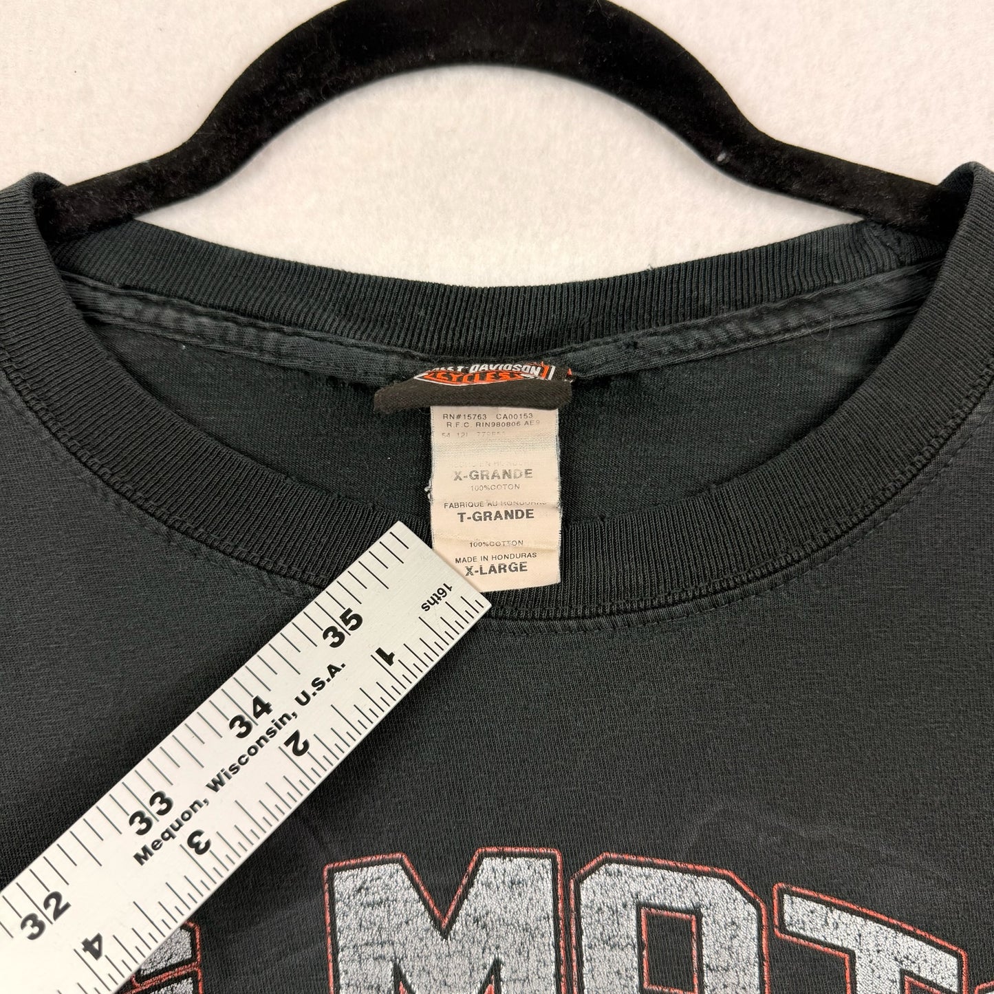 Harley Davidson Beartooth Billings Montana Black Graphic Tee
