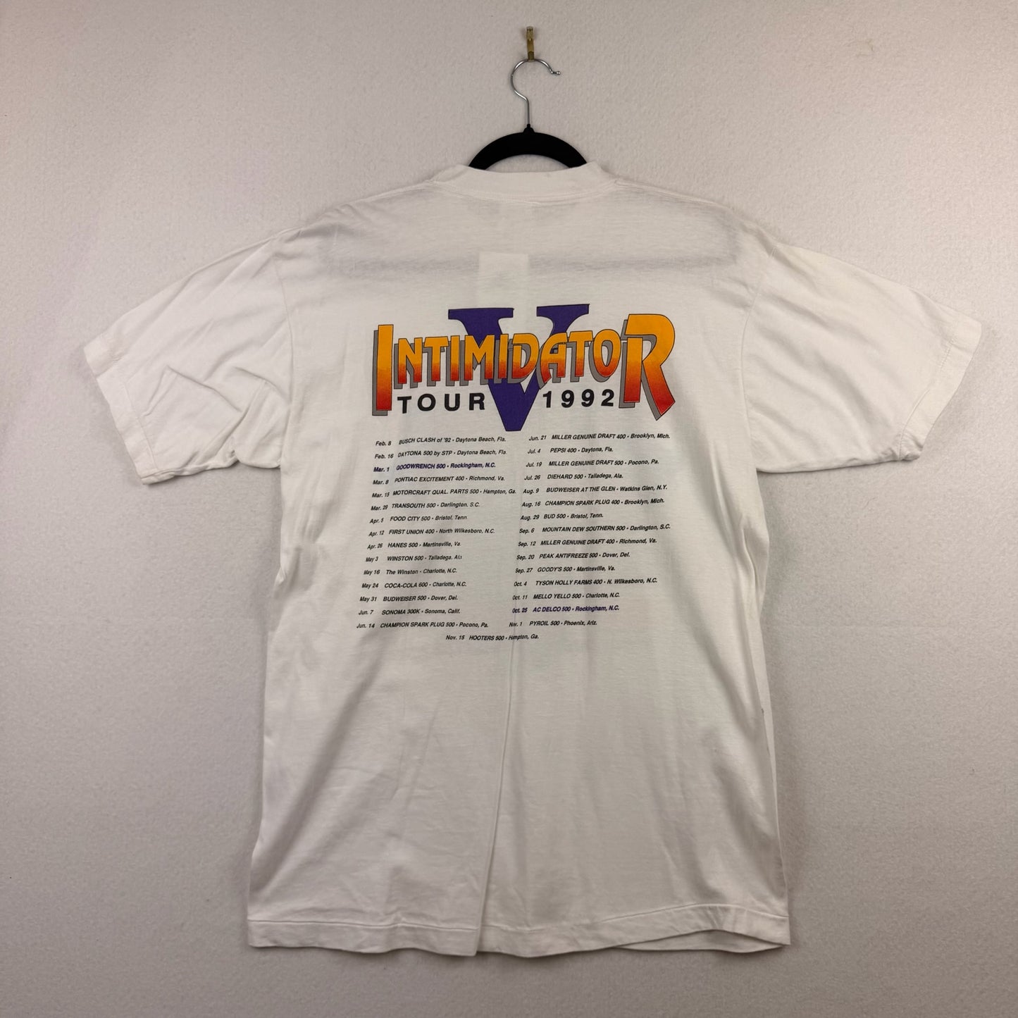 Sports Image Intimidator Dale Earnhardt White Tee