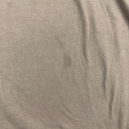 Dime Taupe Center Logo Embroidery Tee