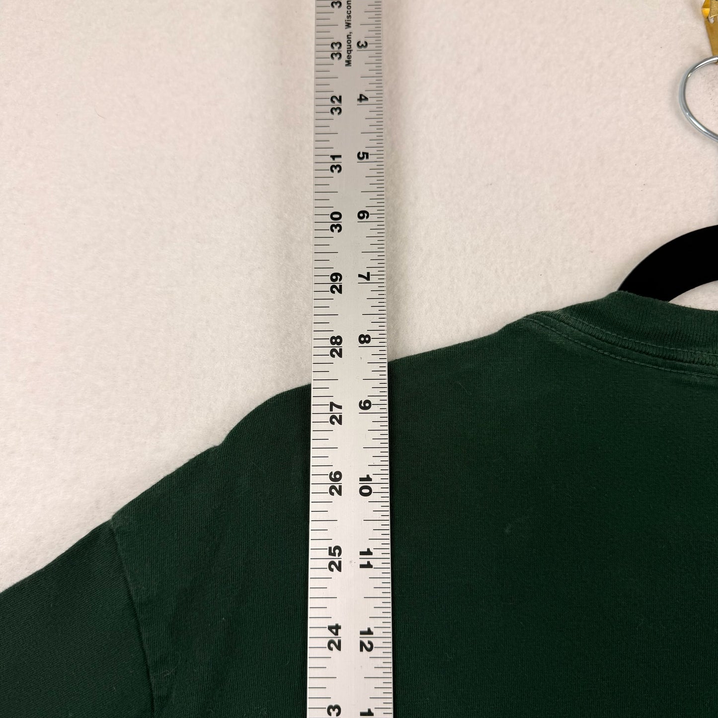 Dime Green Center Logo Embroidery Tee