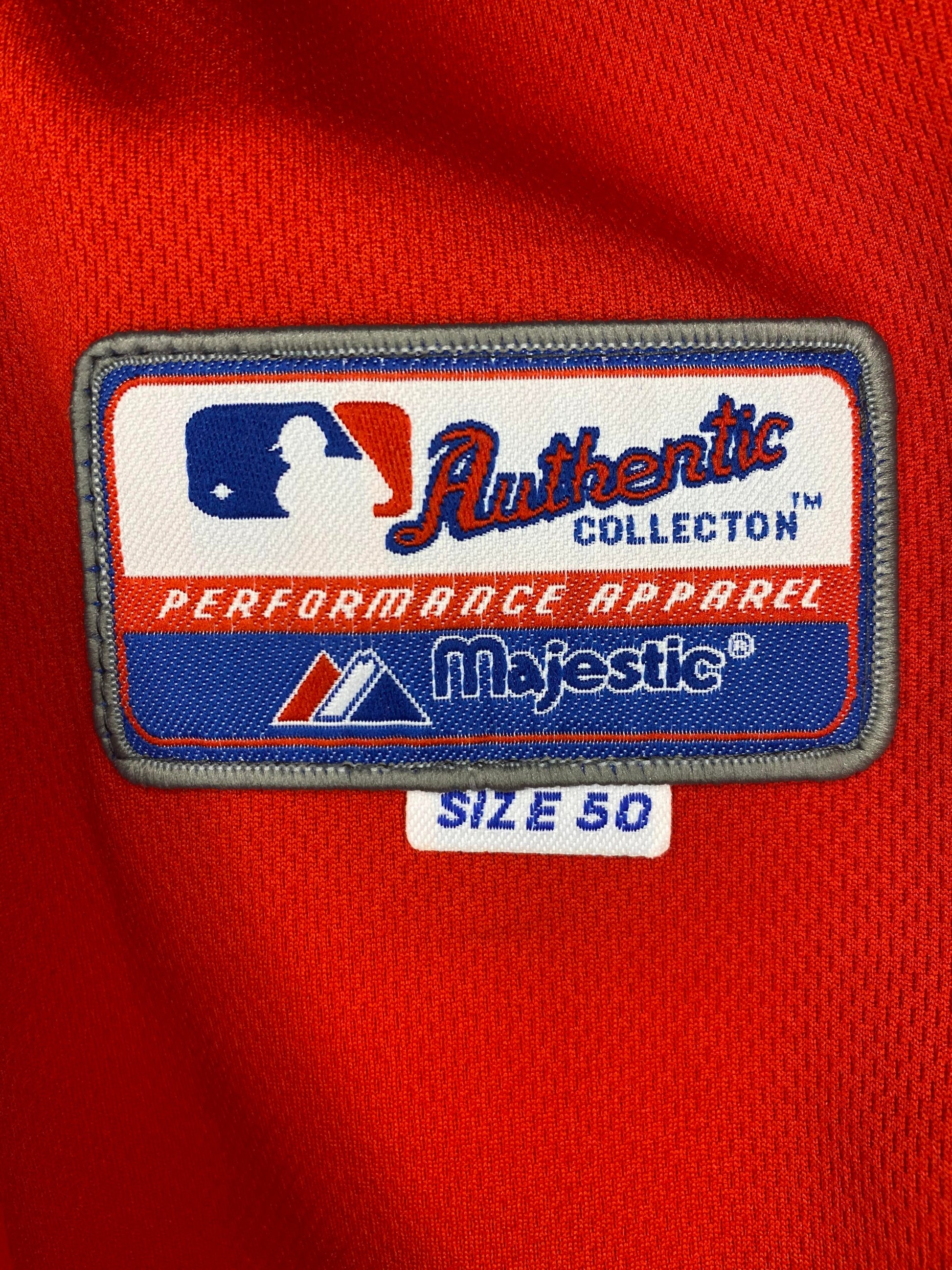 MAJESTIC MLB BASEBALL JERSEY AUTHENTIC COLLECTION SIZE 50 SHIRT